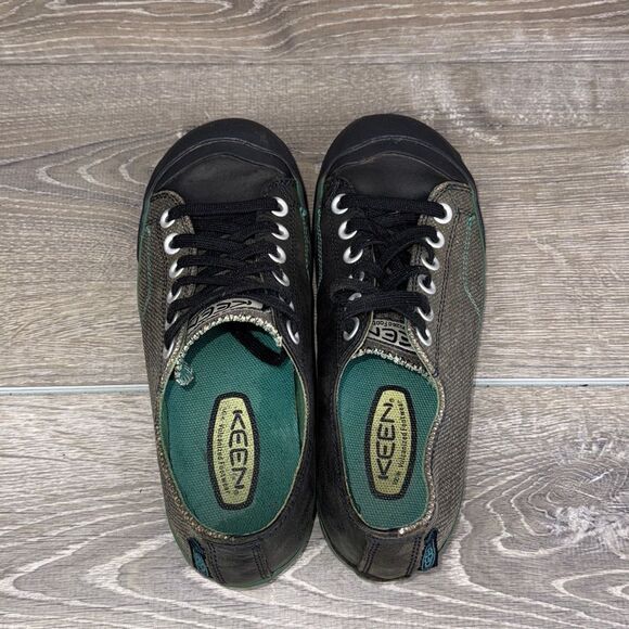 Keen Coronado II Women’s Sz 7.5 Gray Canvas Black Low Top Lace Up Sneakers - Picture 5 of 12